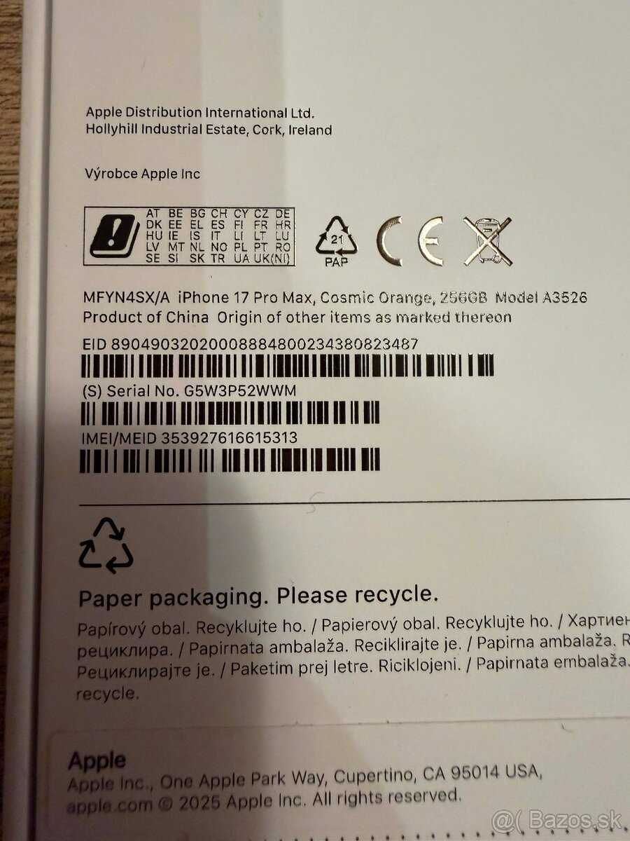 ⭐️ Apple iPhone 17 Pro Max 256GB, oranžový, nerozbalený - 3