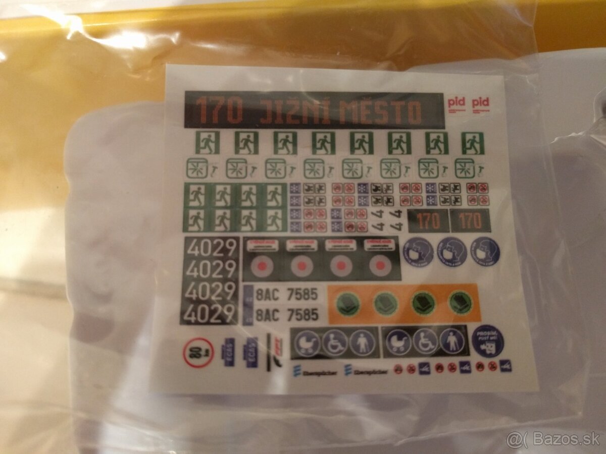 Model 1:43 - autobus SOR NB 12 - DP Praha - 3