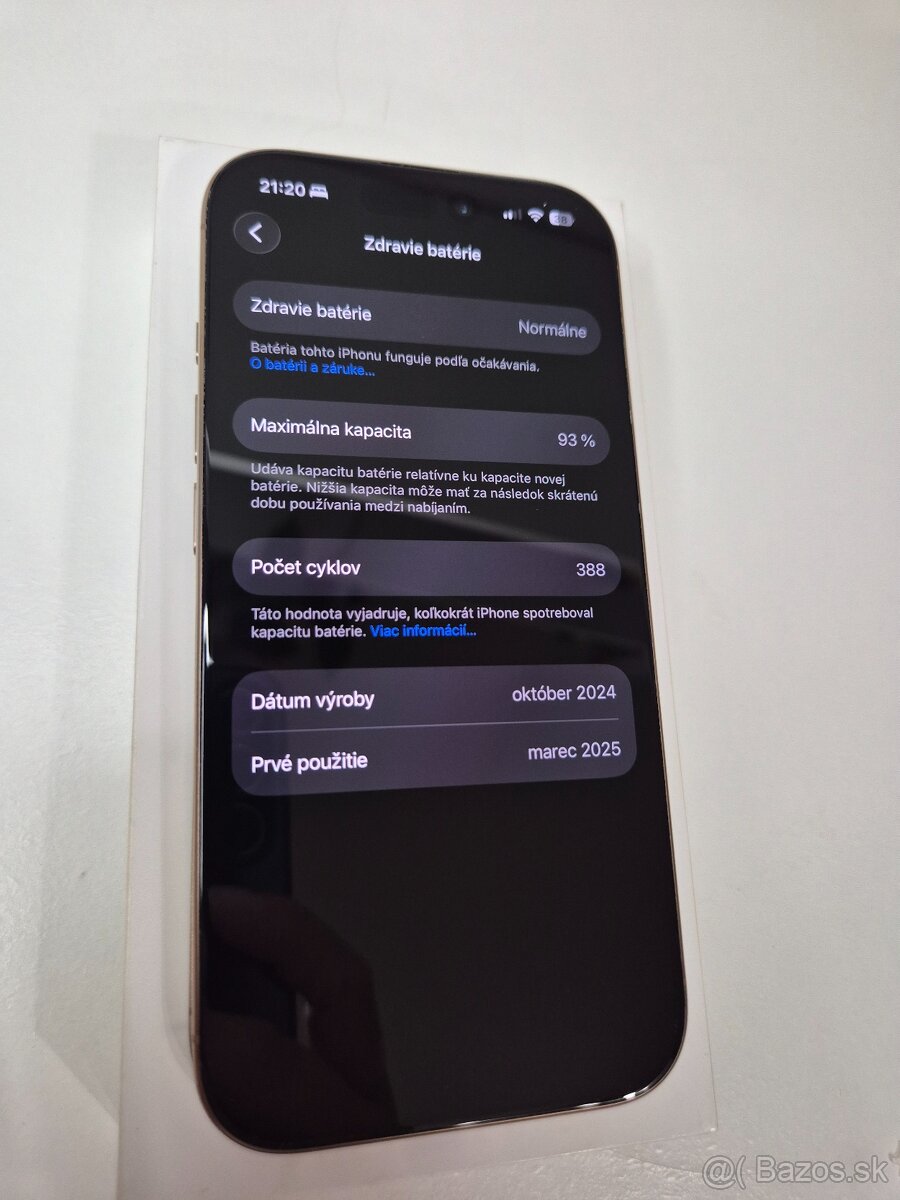 Predam Apple iPhone 16 Pro 128GB Desert Titanium - 3