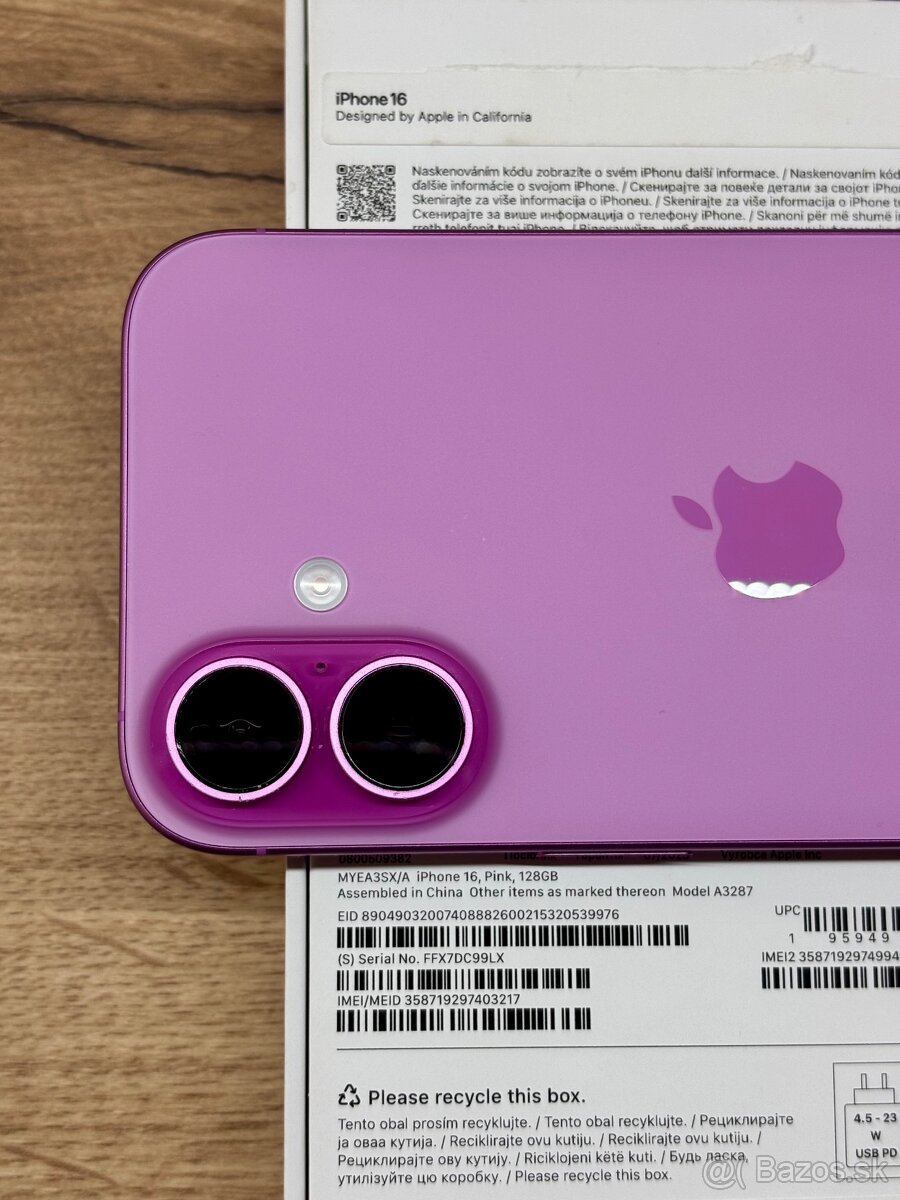 iPhone 16 128GB Pink - 3
