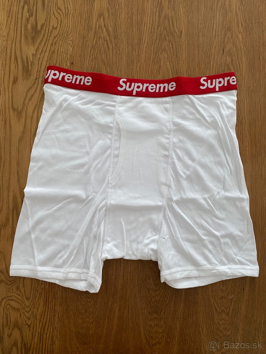 Biele supreme boxerky L - 3