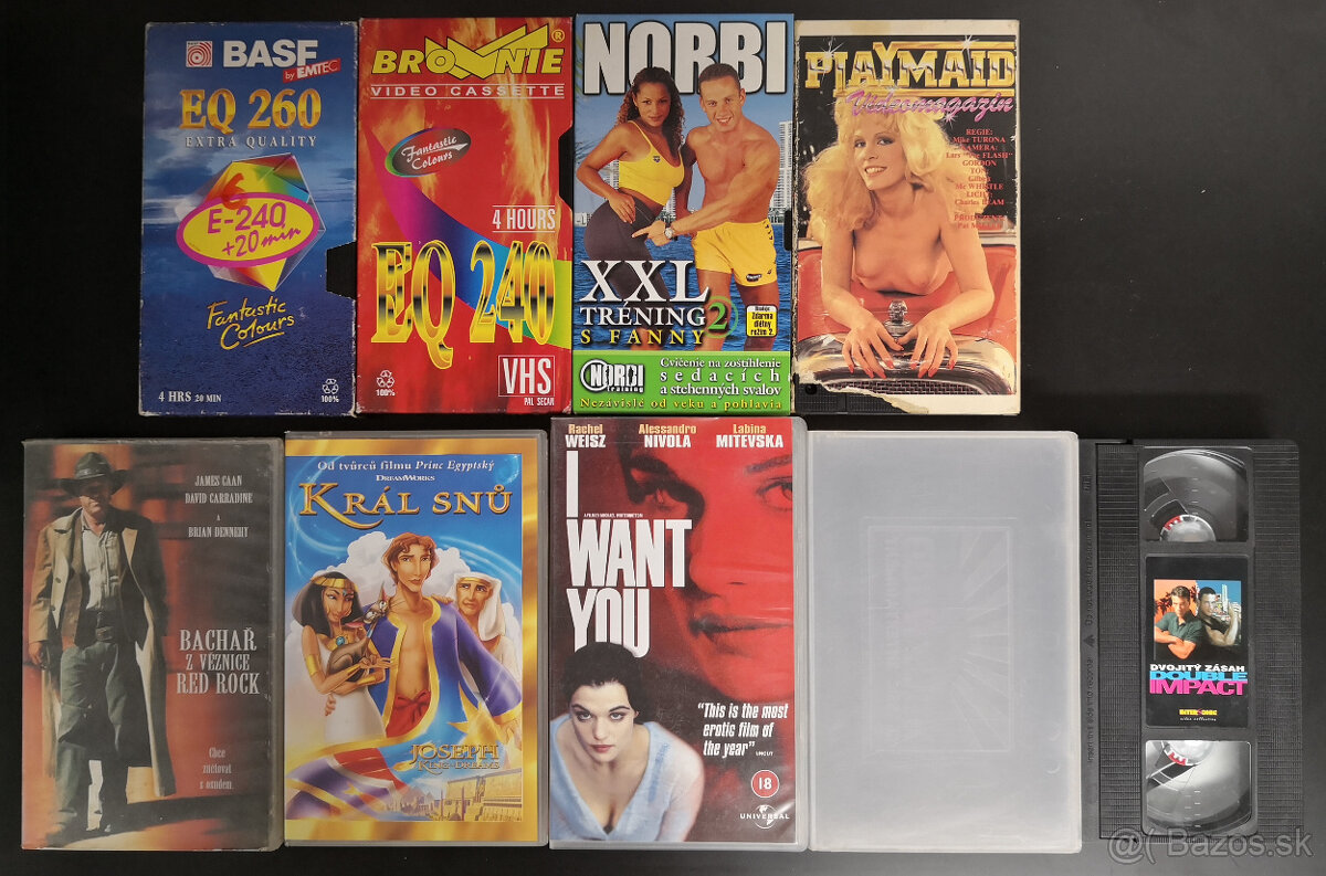 Originál VHS kazety - 3