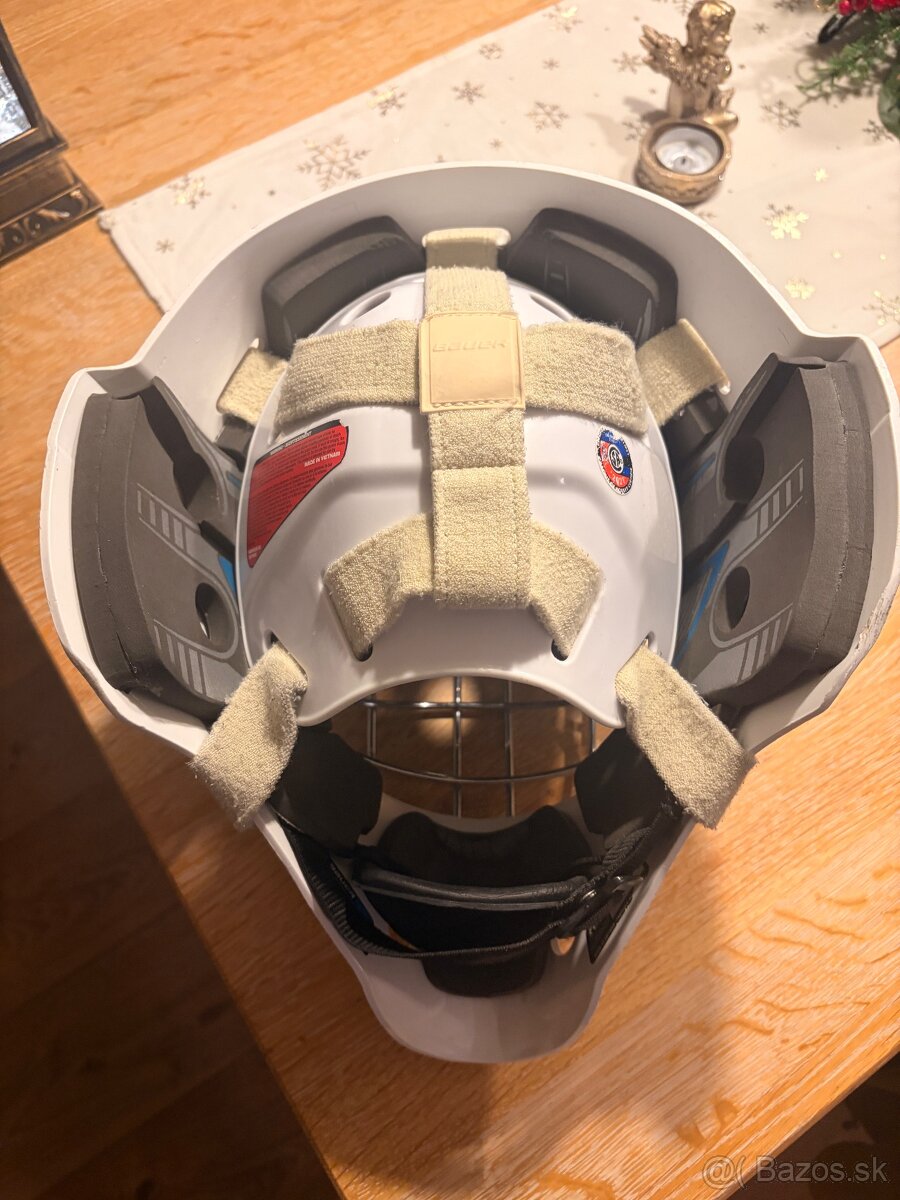 Brankarske hokejove rukavice,kolenacky,suspenzor,prilba - 3