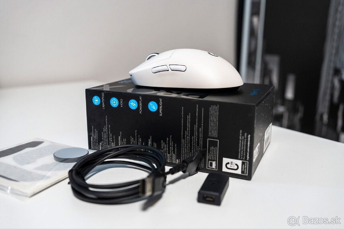 Predám myš Logitech G Pro X Superlight biela - 3