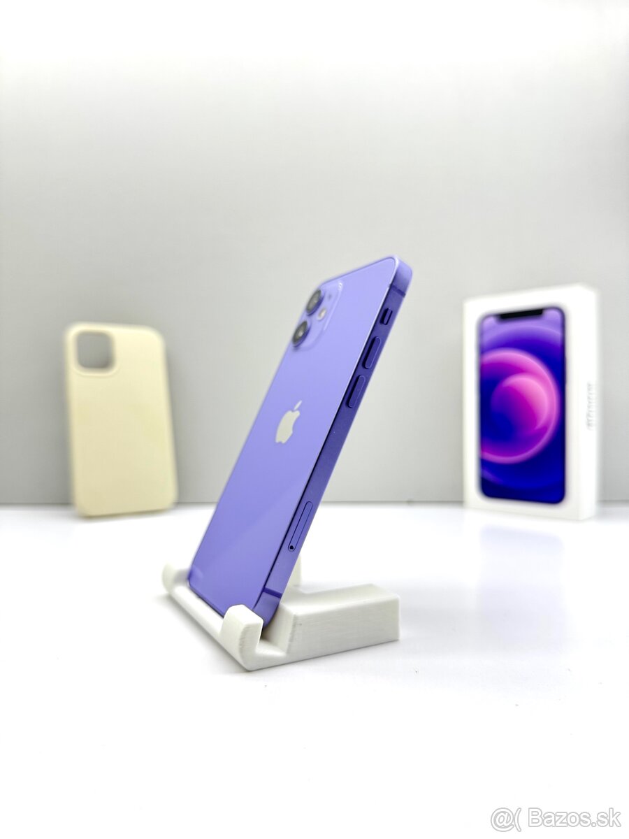 iPhone 12 MINI PURPLE NOVÁ BATÉRIA 100% - 3