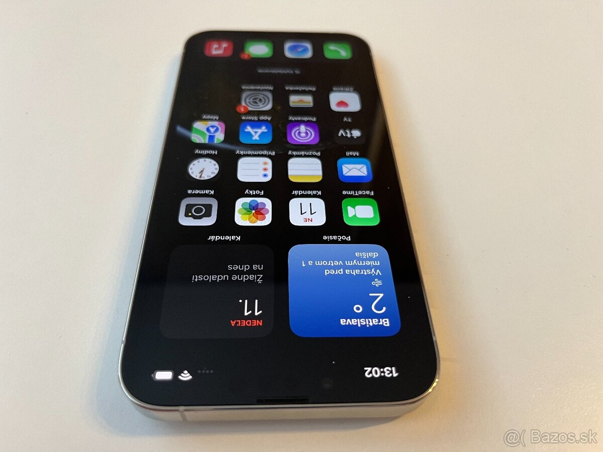 apple iphone 13 PRO 128gb Silver / Batéria 100% - 3