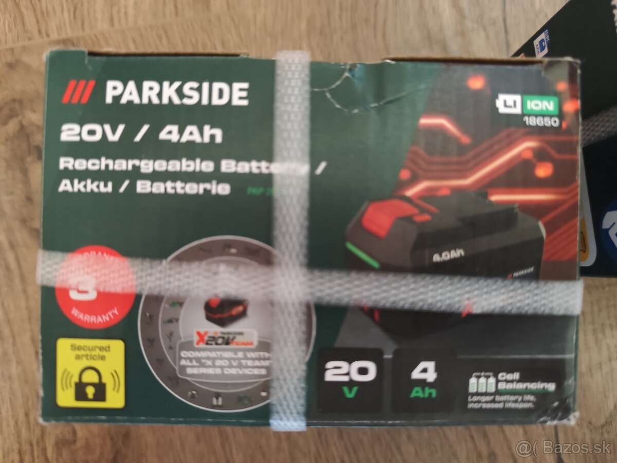 Parkside batéria PAP 204 A1 - záruka - 3
