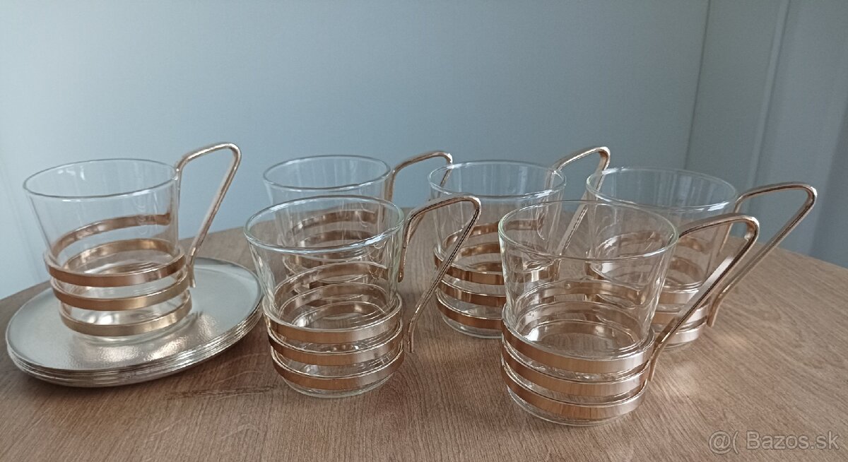 Krásna súprava na čaj/kávu/grog - ČSSR - 3