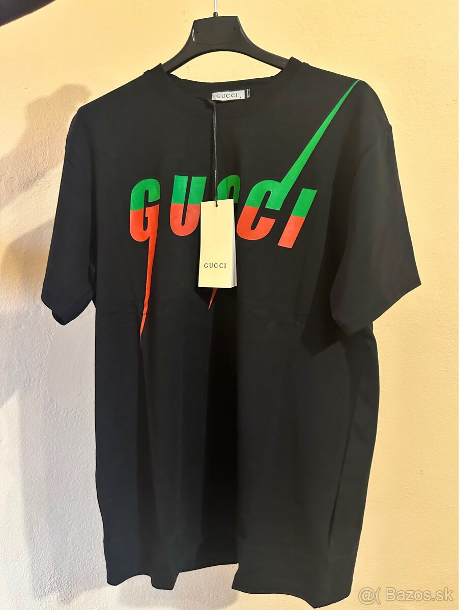 Gucci - Cierne tricko (L) - 3