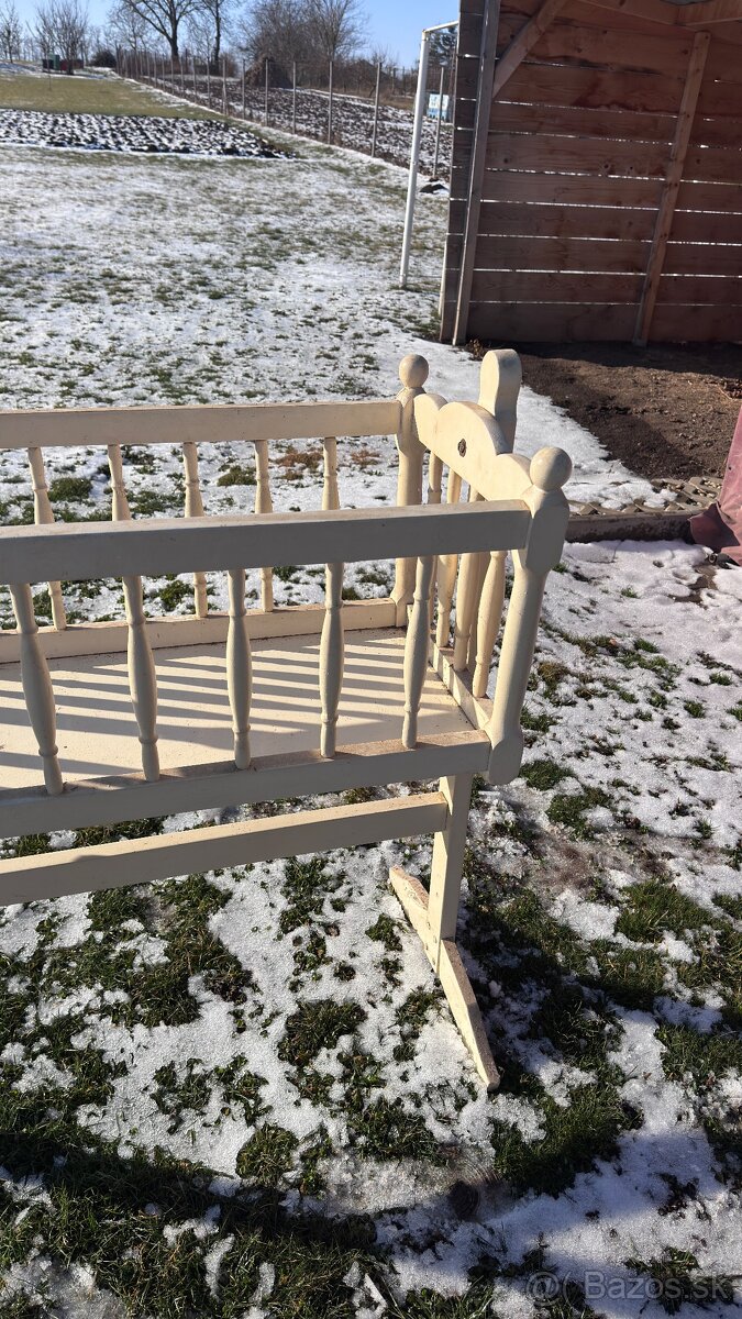 Retro detská kolíska - 3