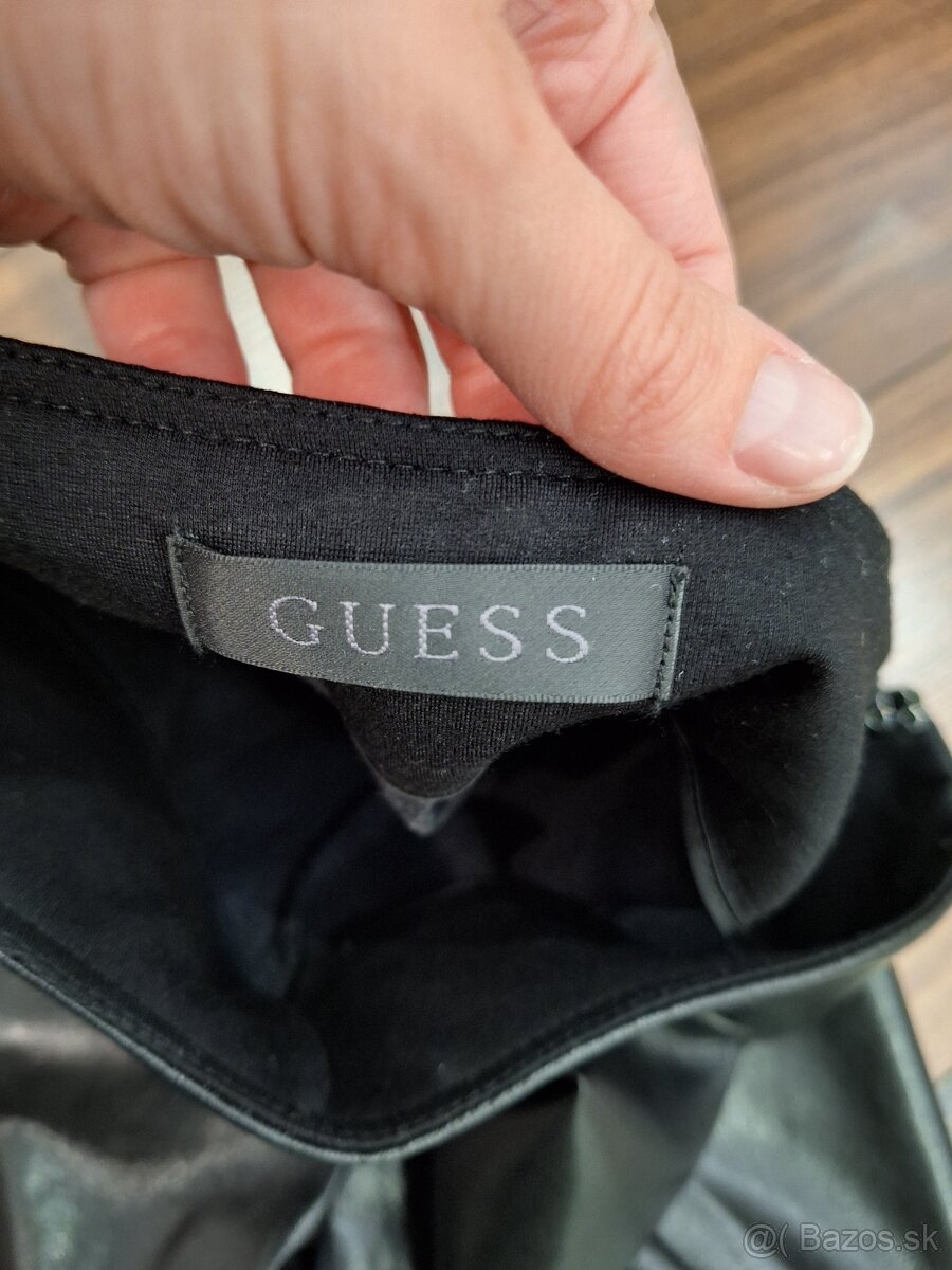GUESS koženkové legíny vel.S - 3