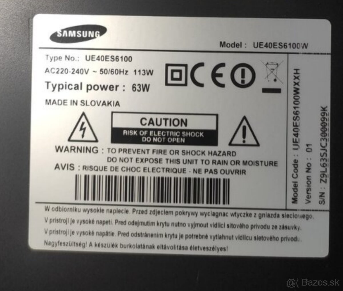 Samsung ue40es6100,Hyundai ULY 43TS643,thomson 55uc6306 - 3