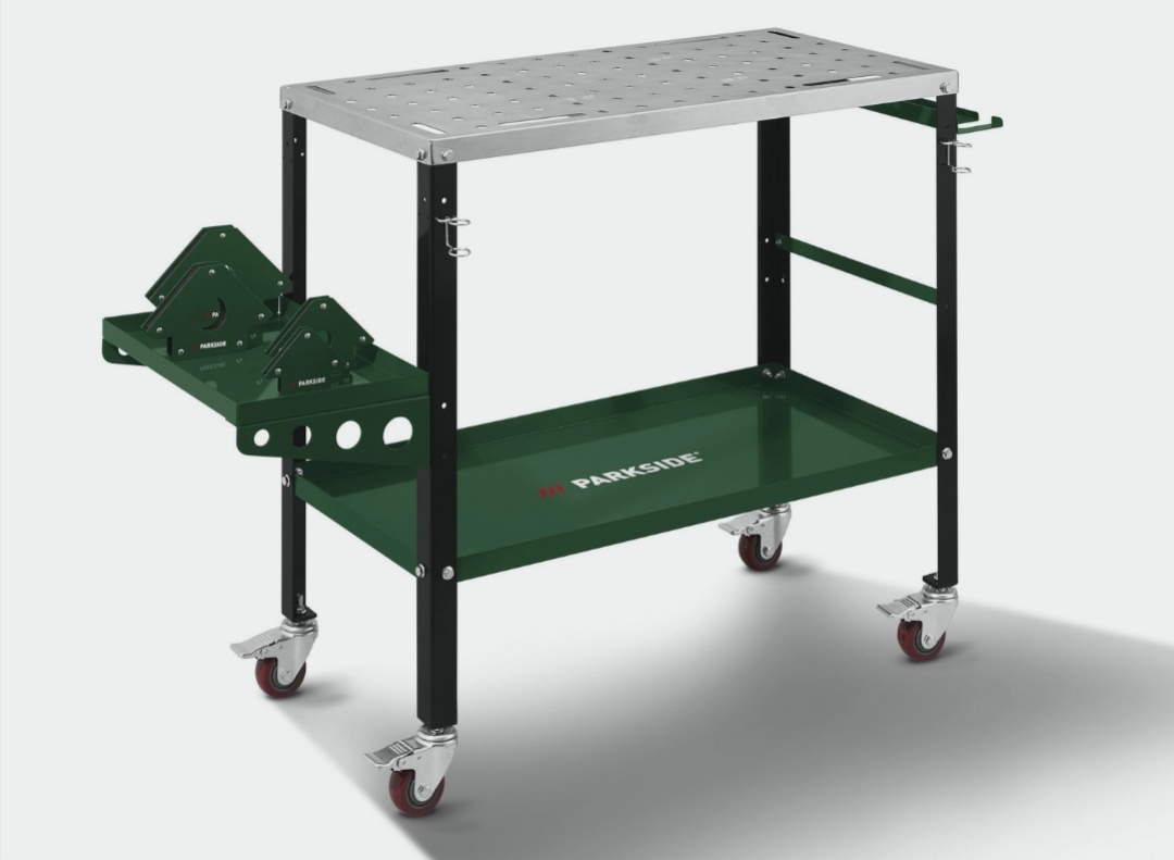 Predám nový, nepoužitý Mobilný zvárací / pracovný stôl - 3