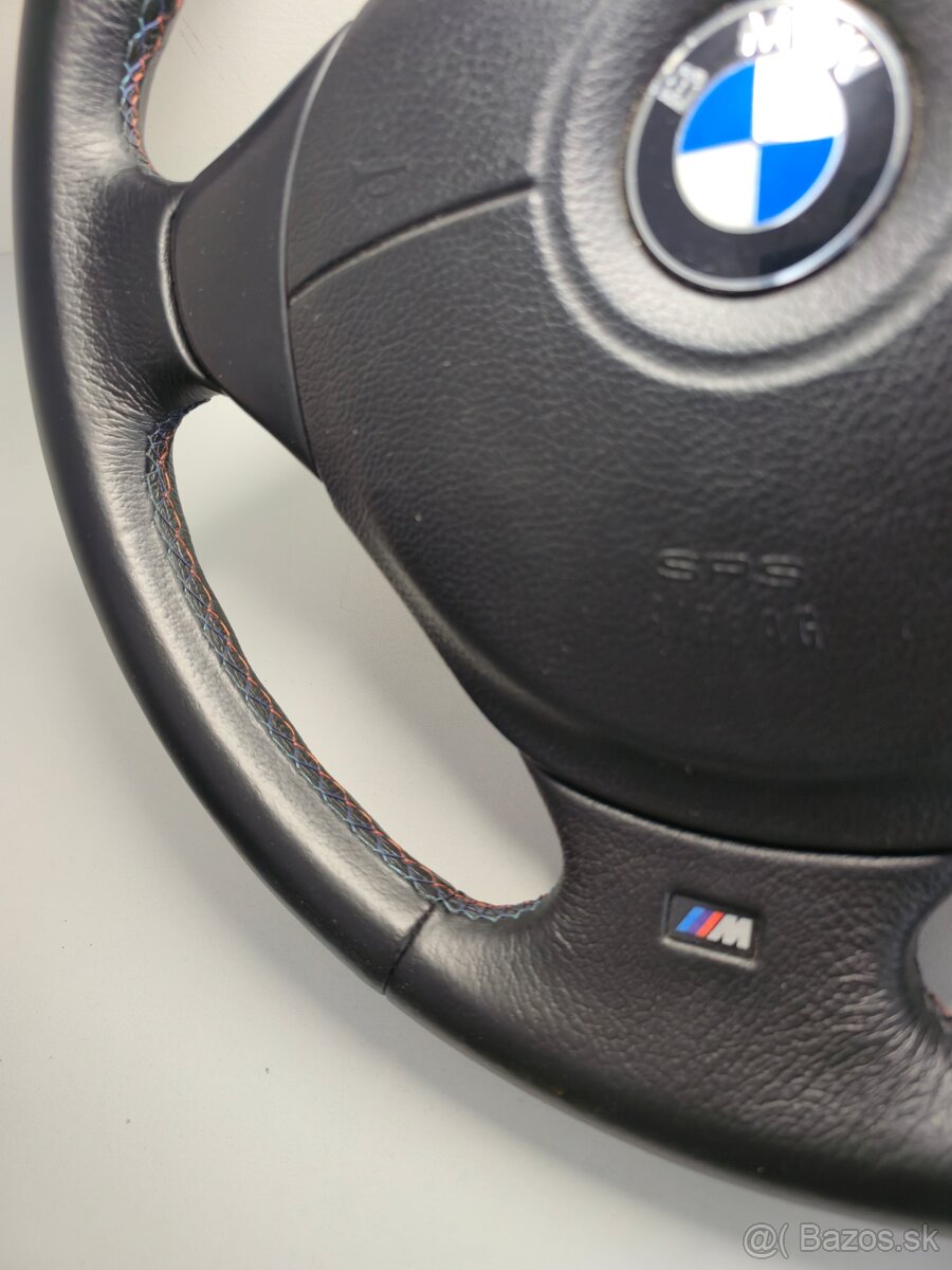 BMW M3 M5 trojramenný kožený volant mtech - 3