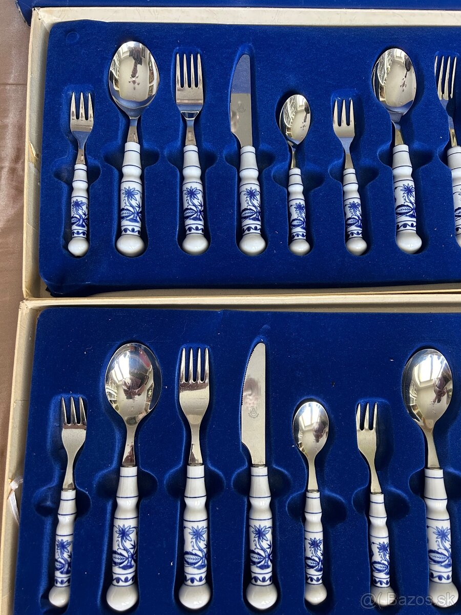 Porcelanovy pribor cibulak cibuliak - 3