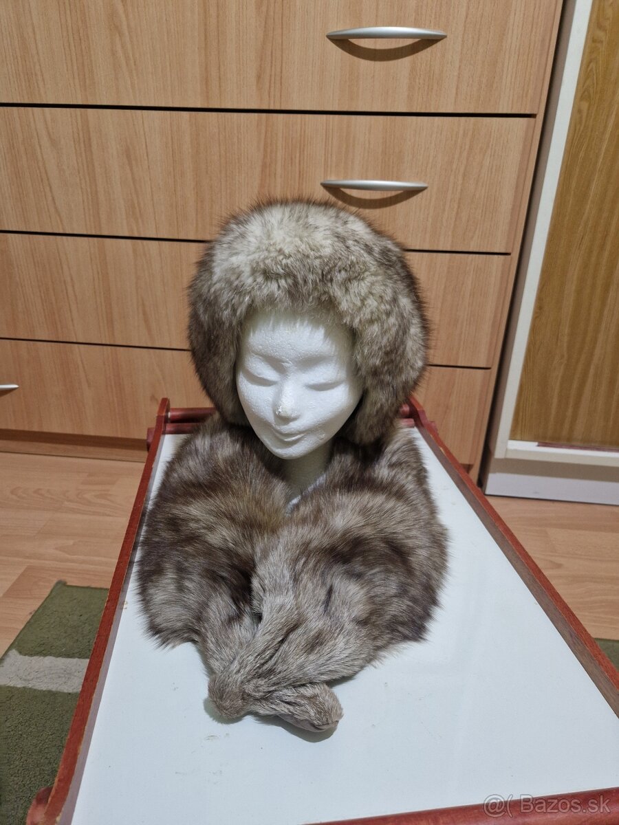 Čiapka a golier z líšky - 3