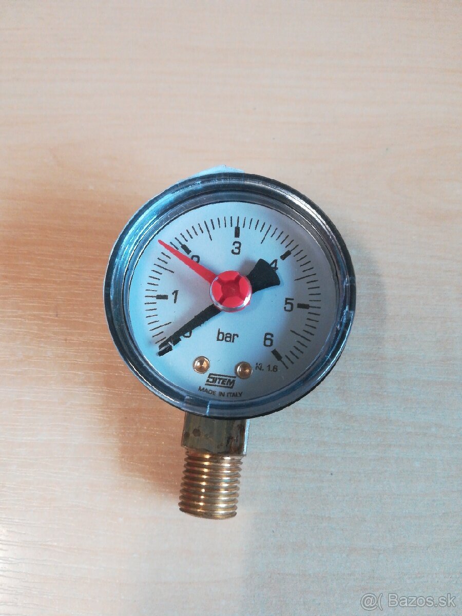Tlakomer - manometer 0-6bar DN50 - 3
