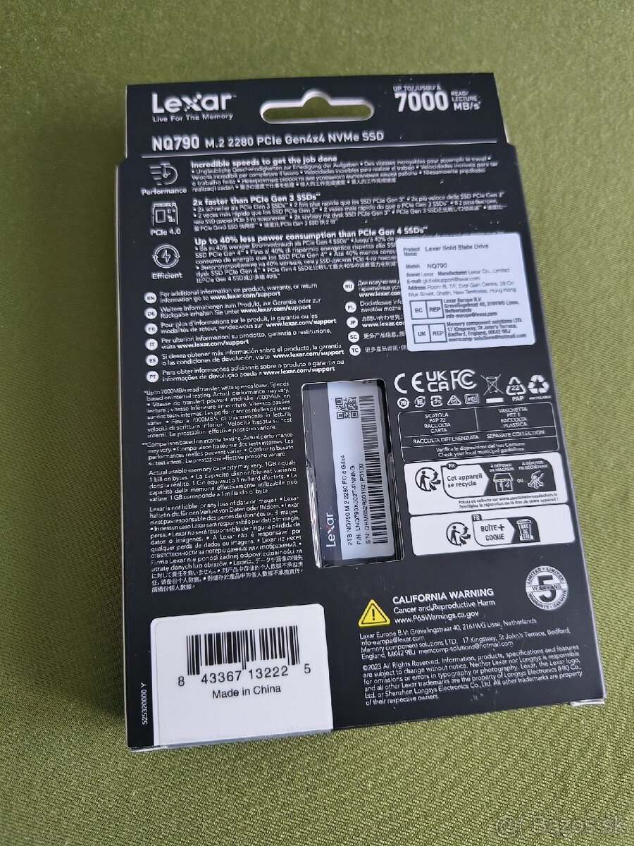SSD M.2 Lexar - 3