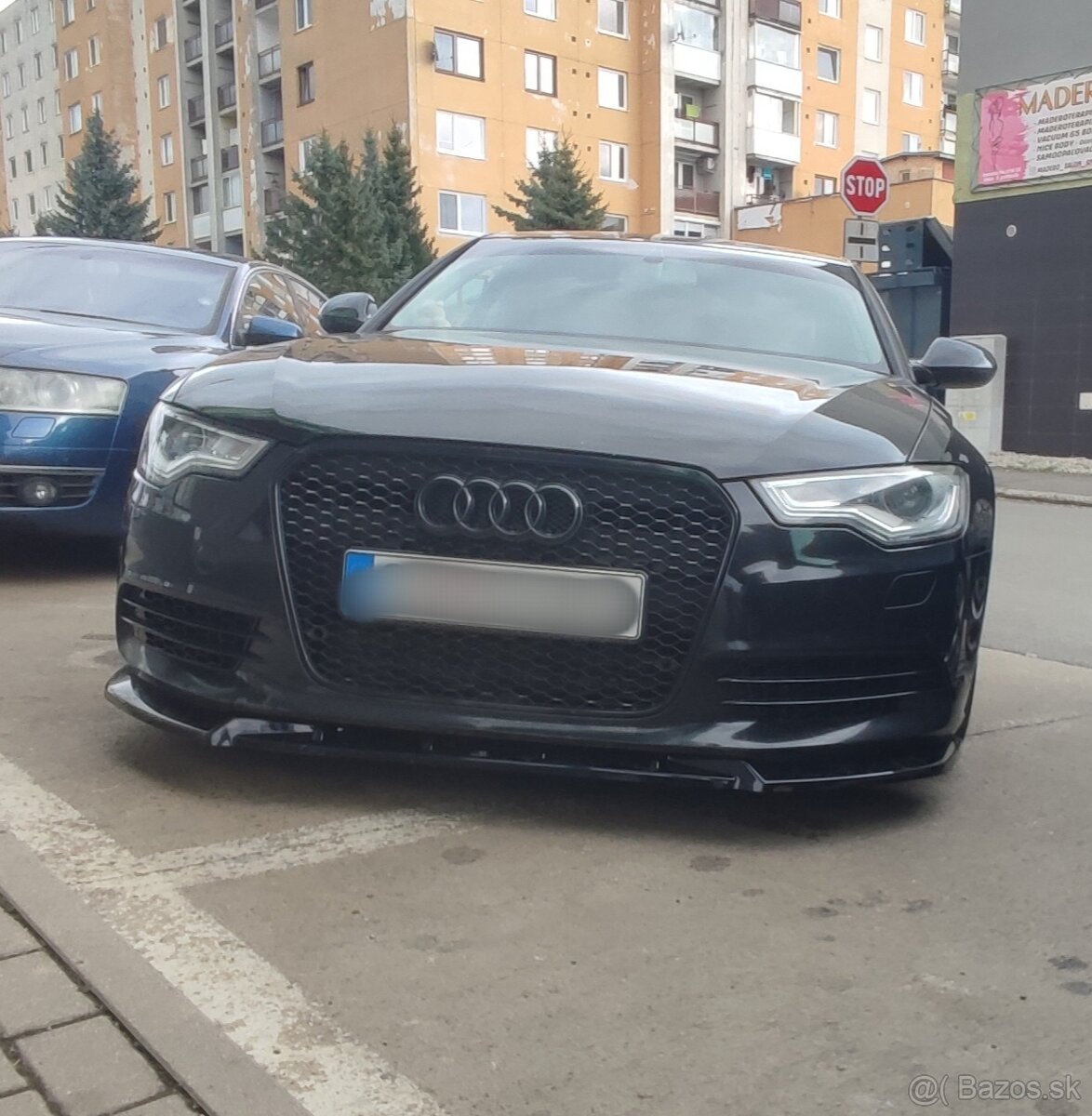audi a6 c7 lip podnárazník - 3
