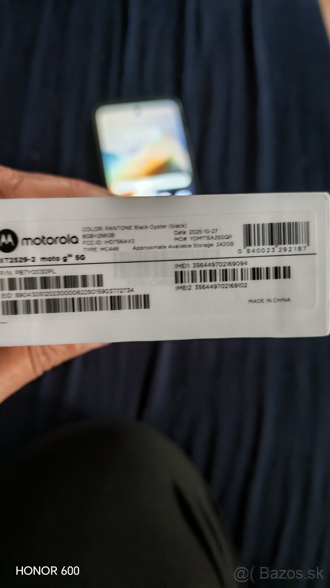 Predám Motorolu g56 5g - 3