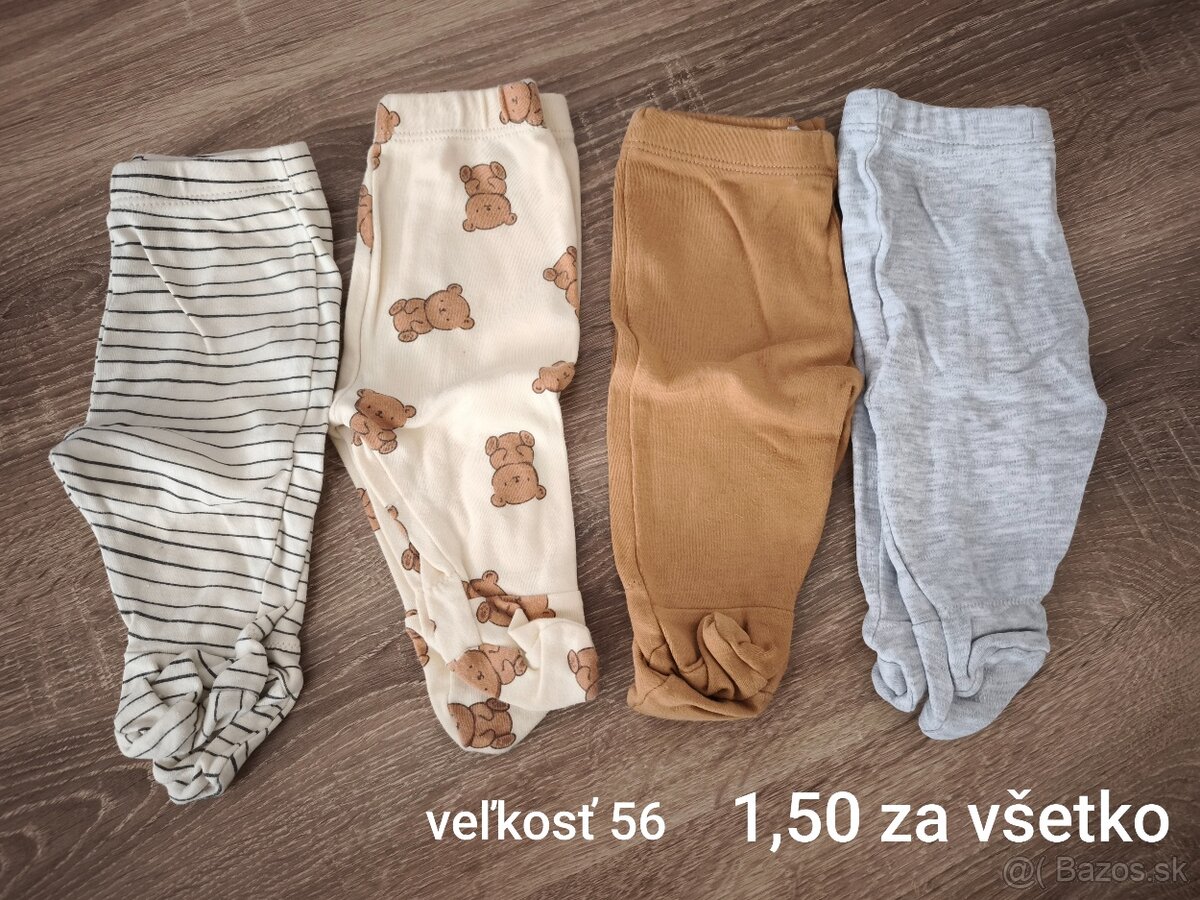 Body, dupačky, polodupačky veľkosť 56 - 3