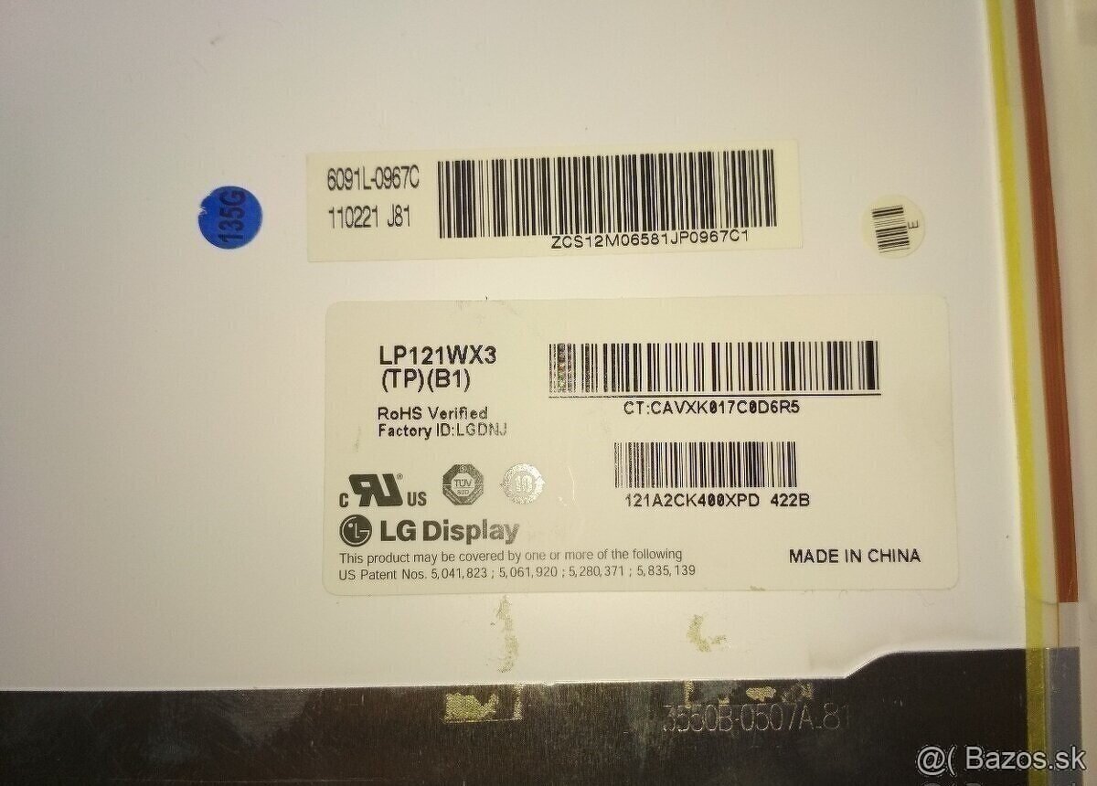12.1" LED display LP121WX3 - 3