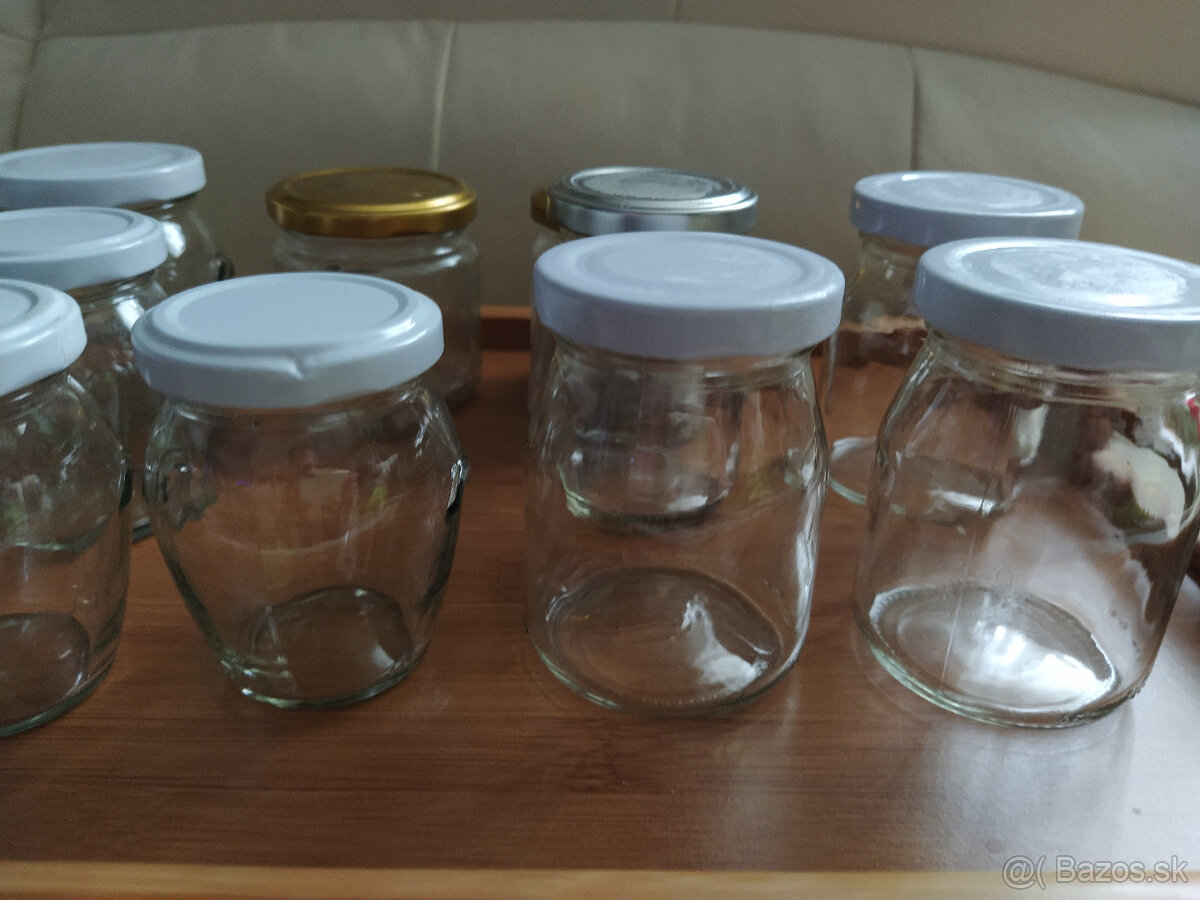 Male poháre na zaváranie bez etiket 18ks (iba osobný odber) - 3