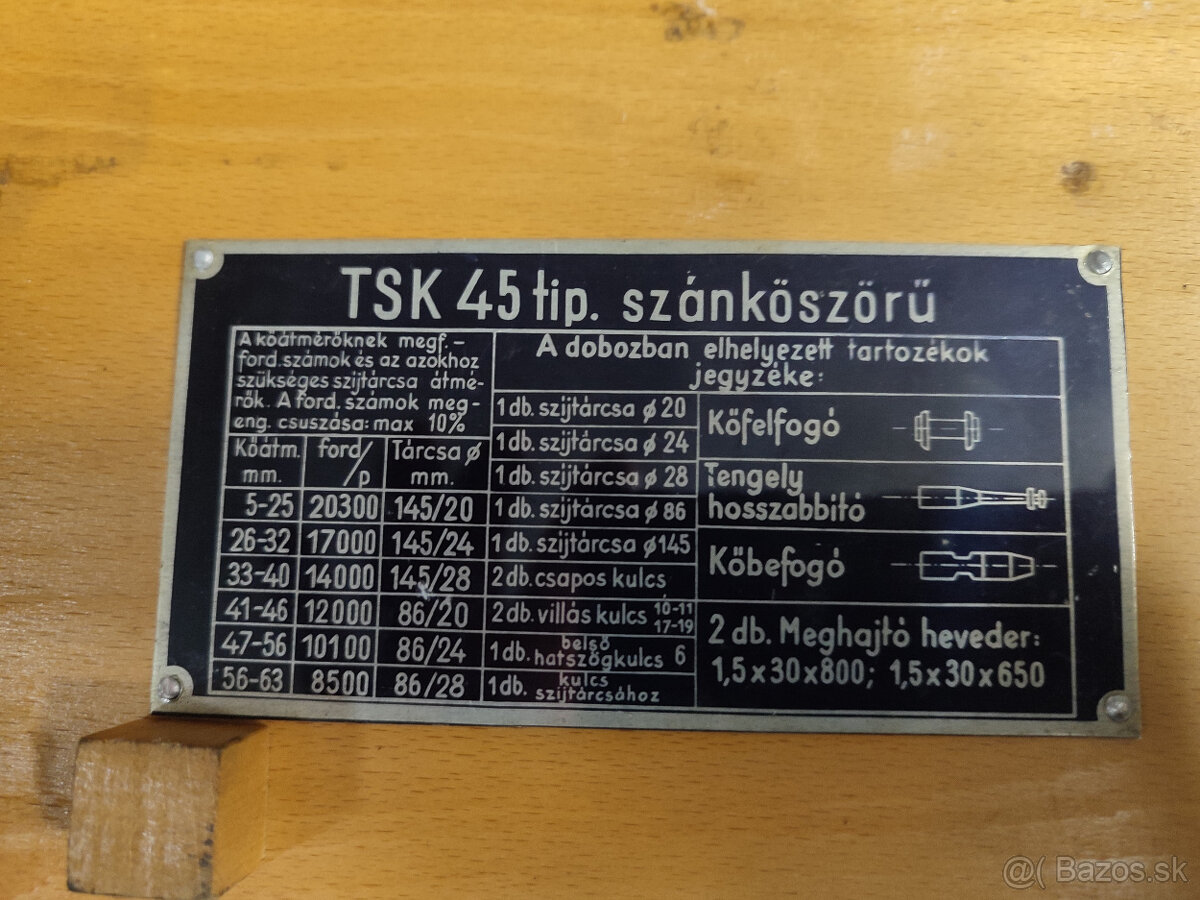 Suportova bruska - 3