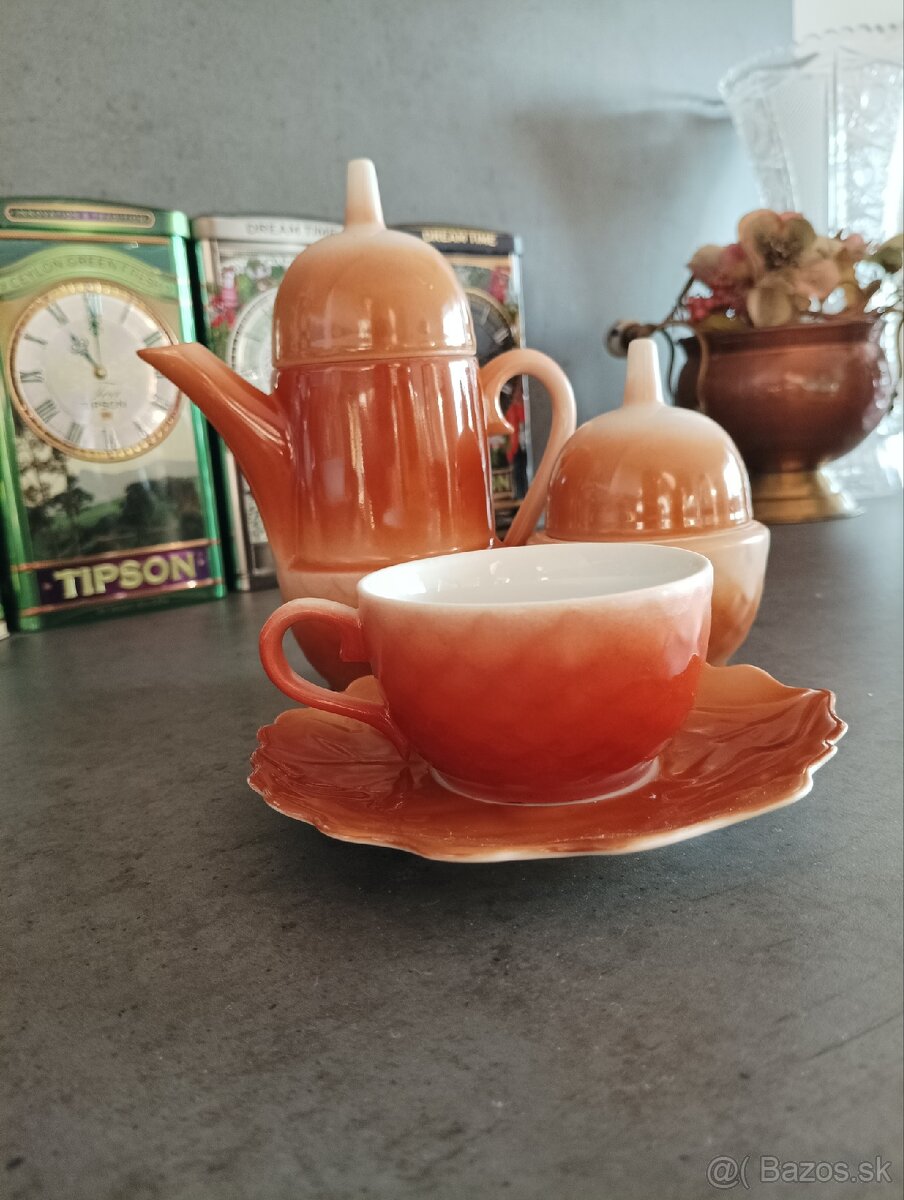 Vintage-Porcelánová súprava na kávu/čaj - 3