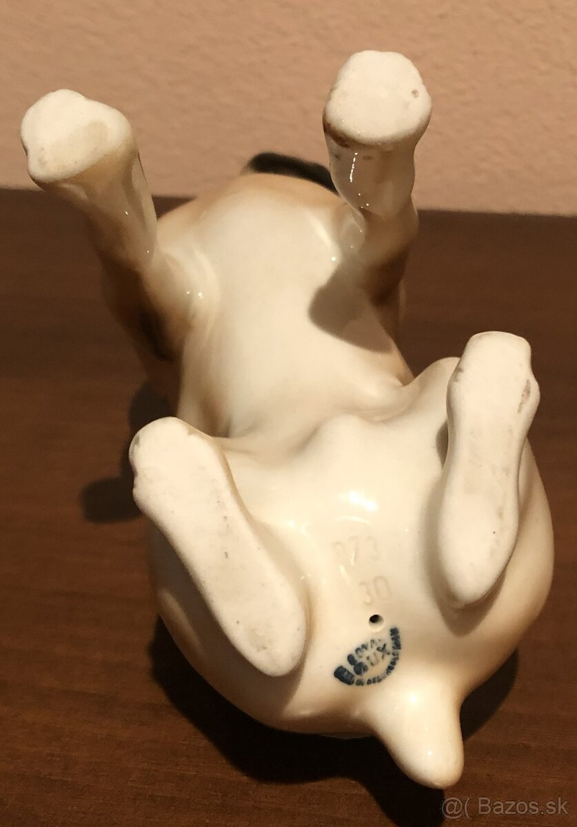 090 – Royal dux , soška , porcelán, Boxer - 3