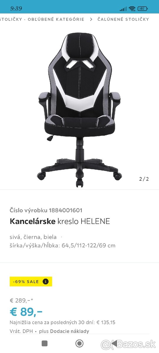 Predam kancelársku stoličku - 3