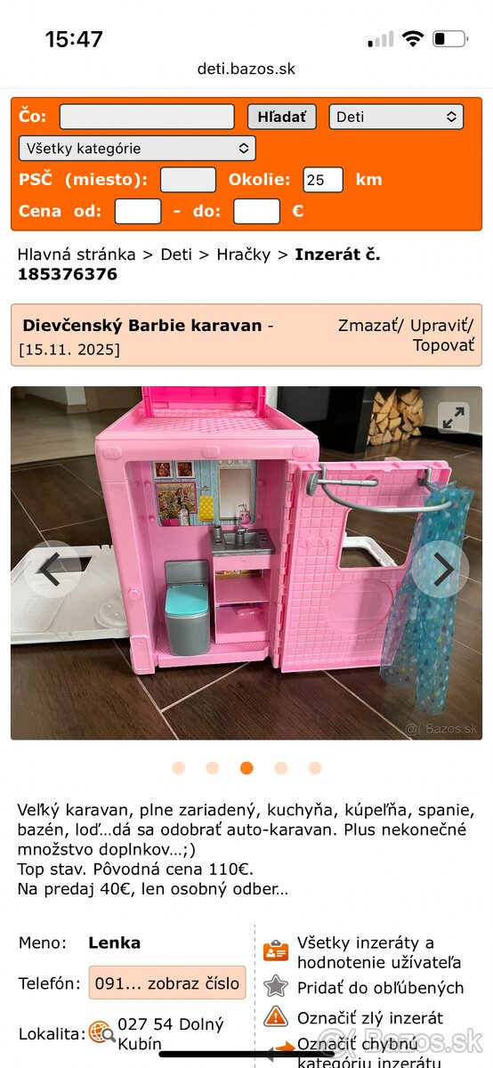 Barbie caravan - 3