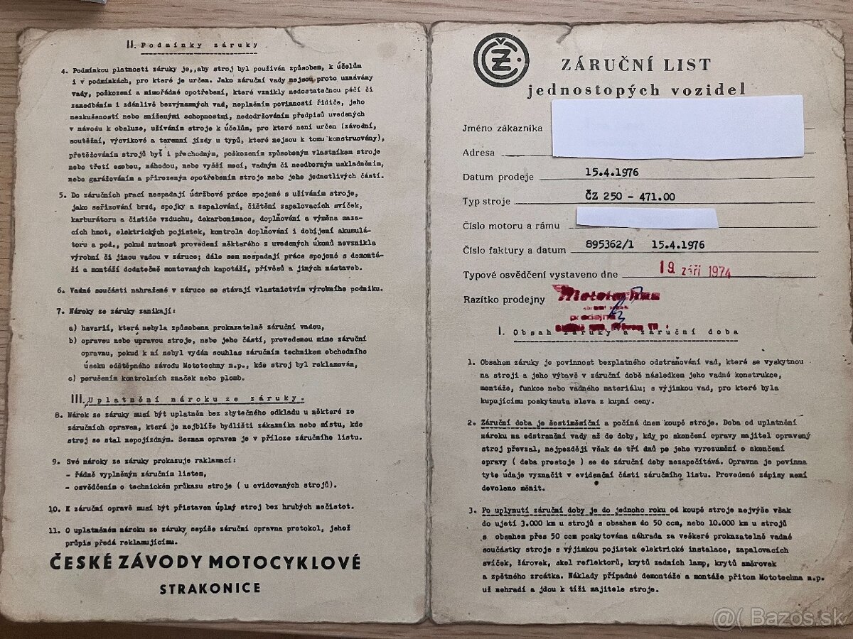 ČZ 250 typ.471 (rv.1974) - 3