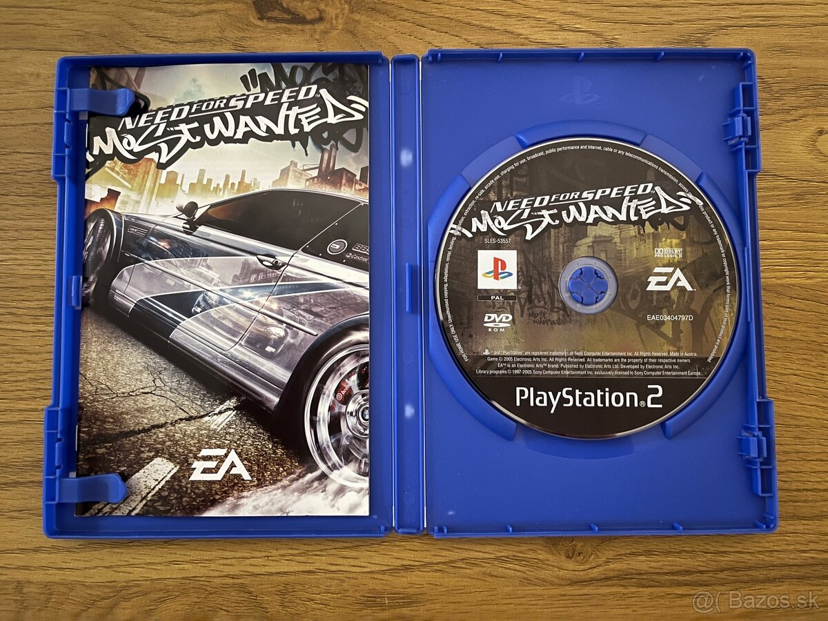 Playstation 2 ps2 need for speed most wanted nfs - 3
