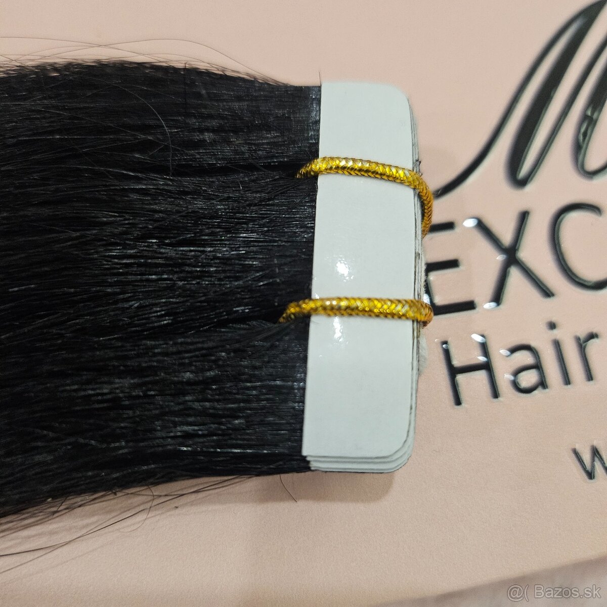 🖤 Tape-in predĺženie vlasov #1 – čierna - 3