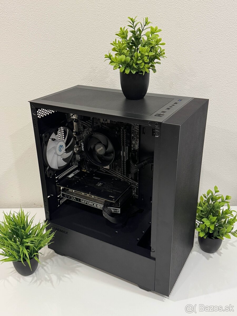 Herný PC Nvidia GTX 1660, Ryzen 5 2600, 16GB RAM, 500GB WIFI - 3
