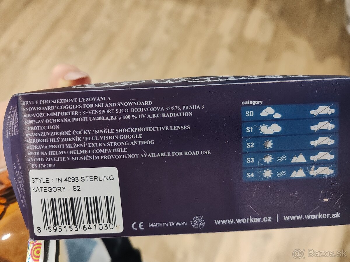 Detské lyžiarske okuliare Worker - 3