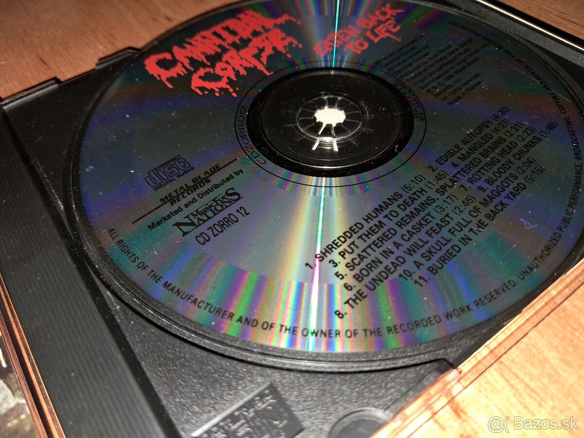 metal CD - Cannibal Corpse - Eaten Back to Life - 3