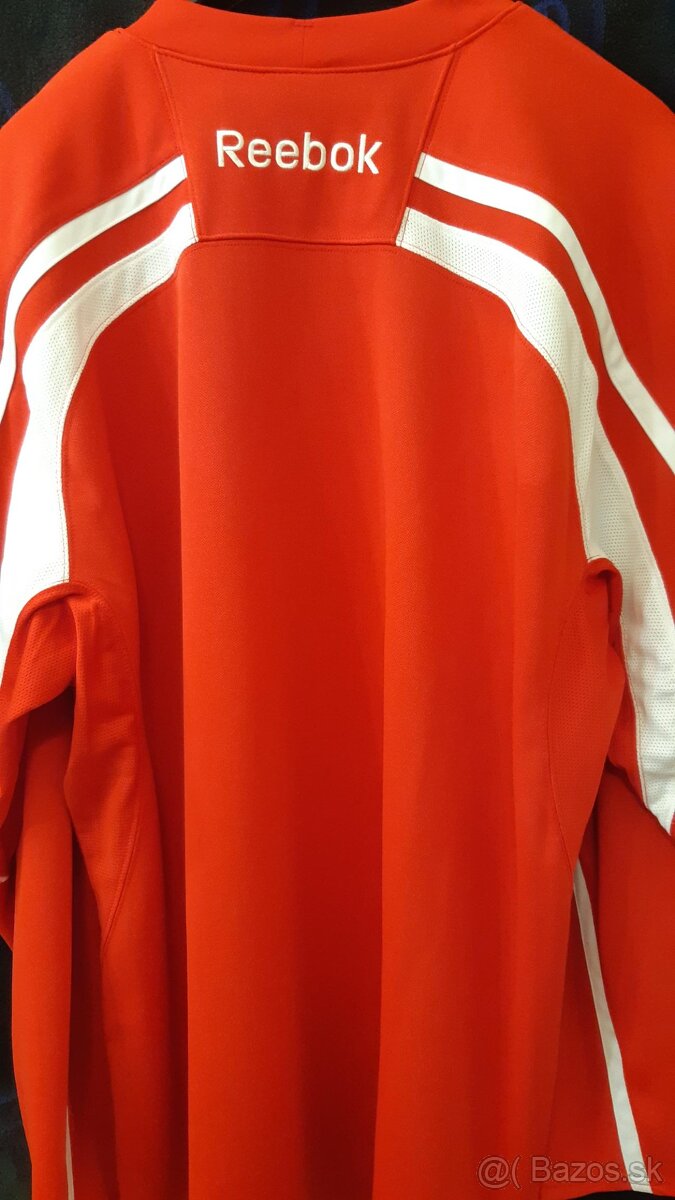 Hokejový dres tréningový červený - 3