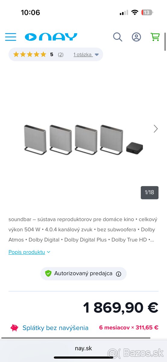 Domáce kino Sony - 3