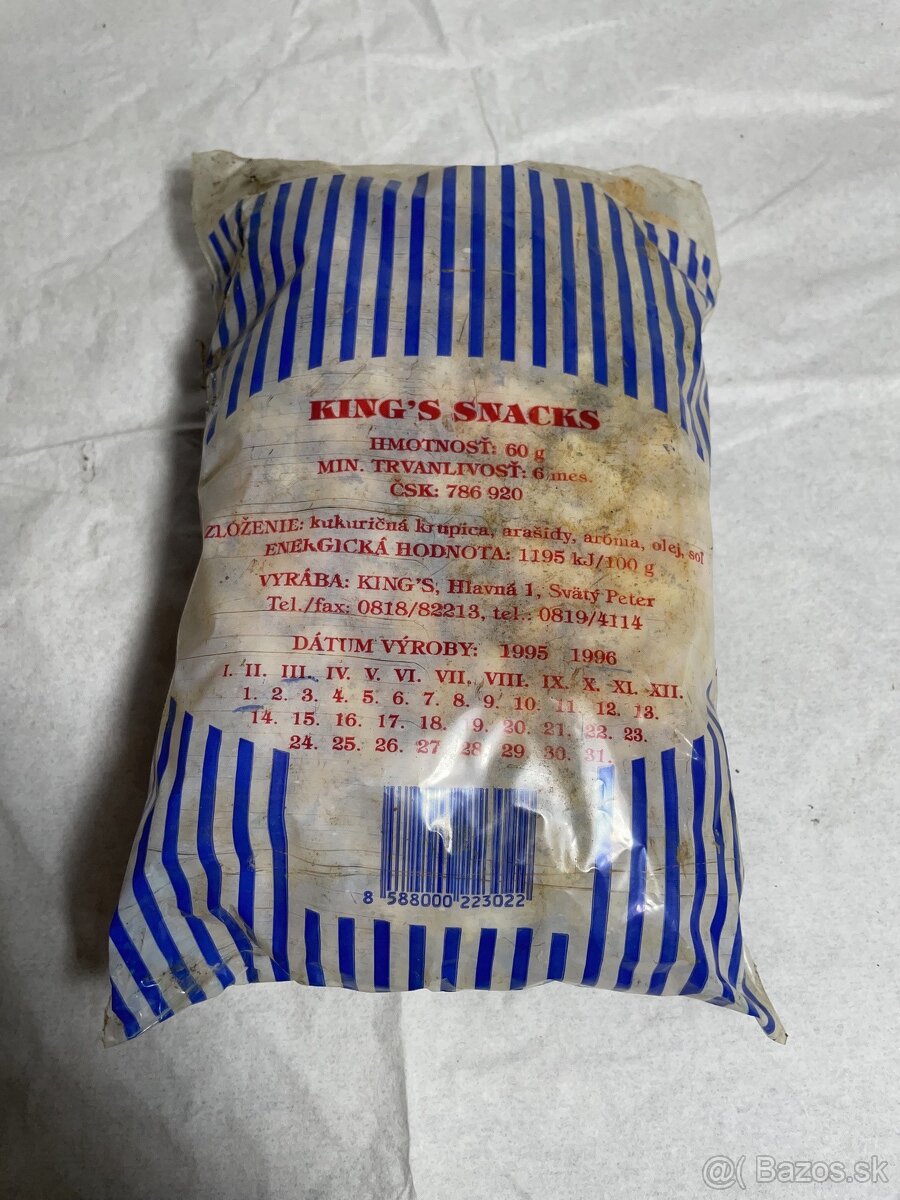 Chrumky King's snack arasidove 1996 - 3
