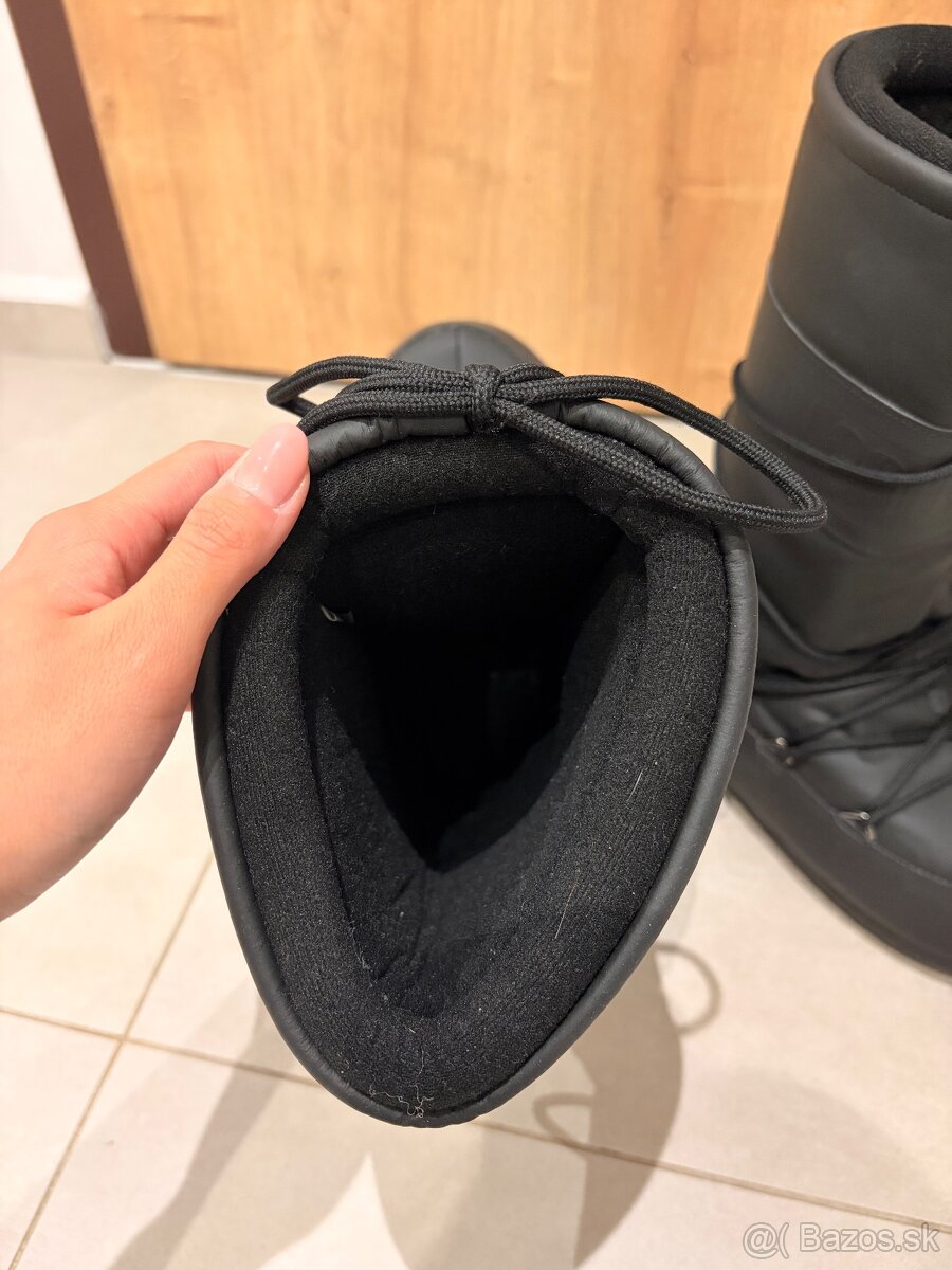MOON BOOTS ICON RUBBER BLACK - 3