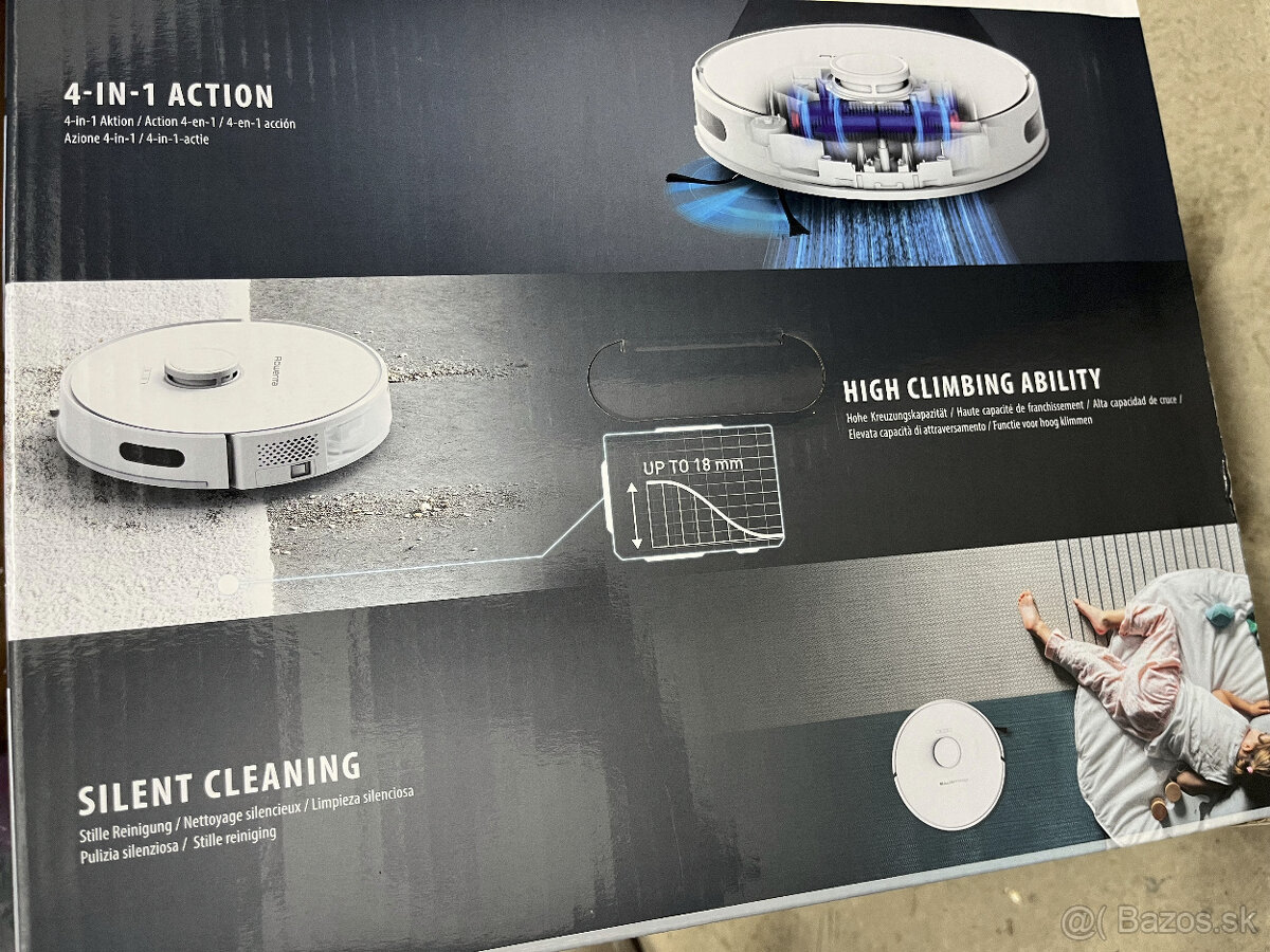 NOVÝ Robotický vysávač Rowenta X-Plorer S75s+ 4v1 Laser - 3