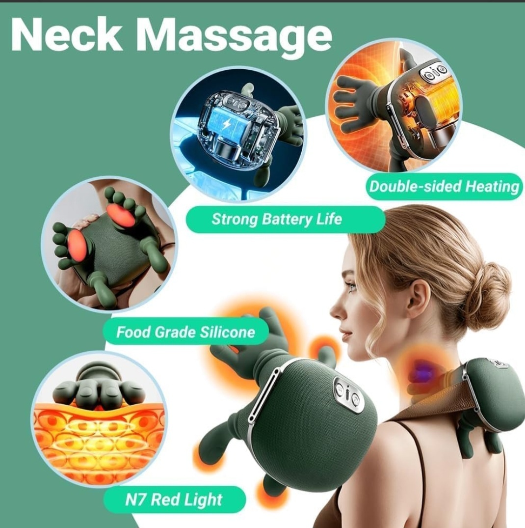 Masážny prístroj SIASOO s INFRA vyhrievaním. - 3