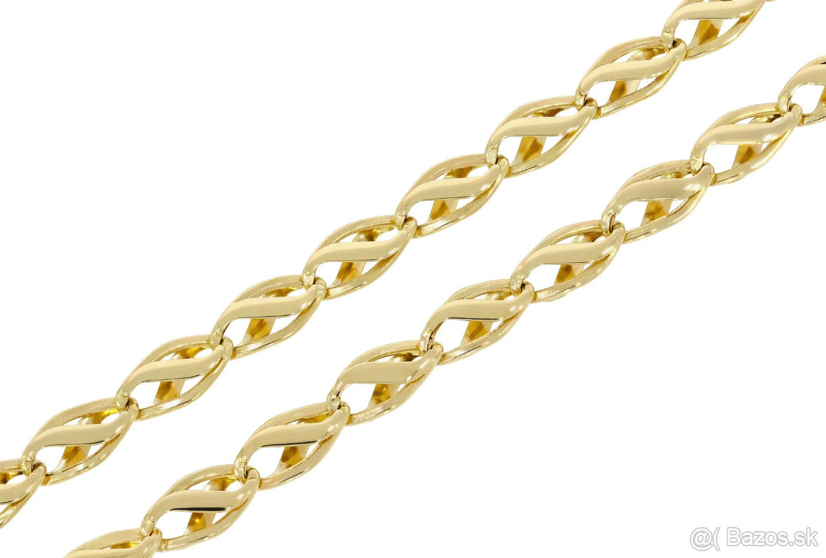 NOVÁ Krásna zlatá retiazka s moderným dizajnom - Korai - 3