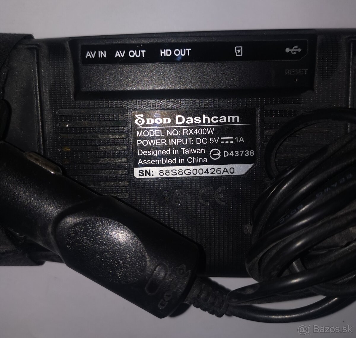 Autokamera DOD RX400W - 3