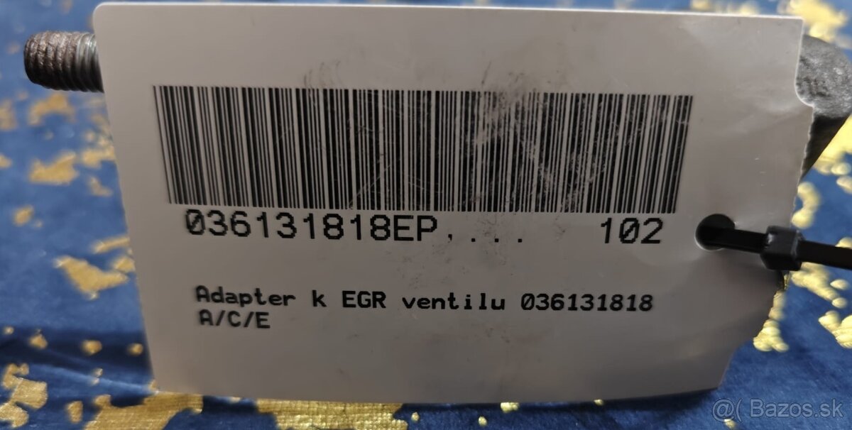 Adaptér EGR ventilu Fabia 1 - 3