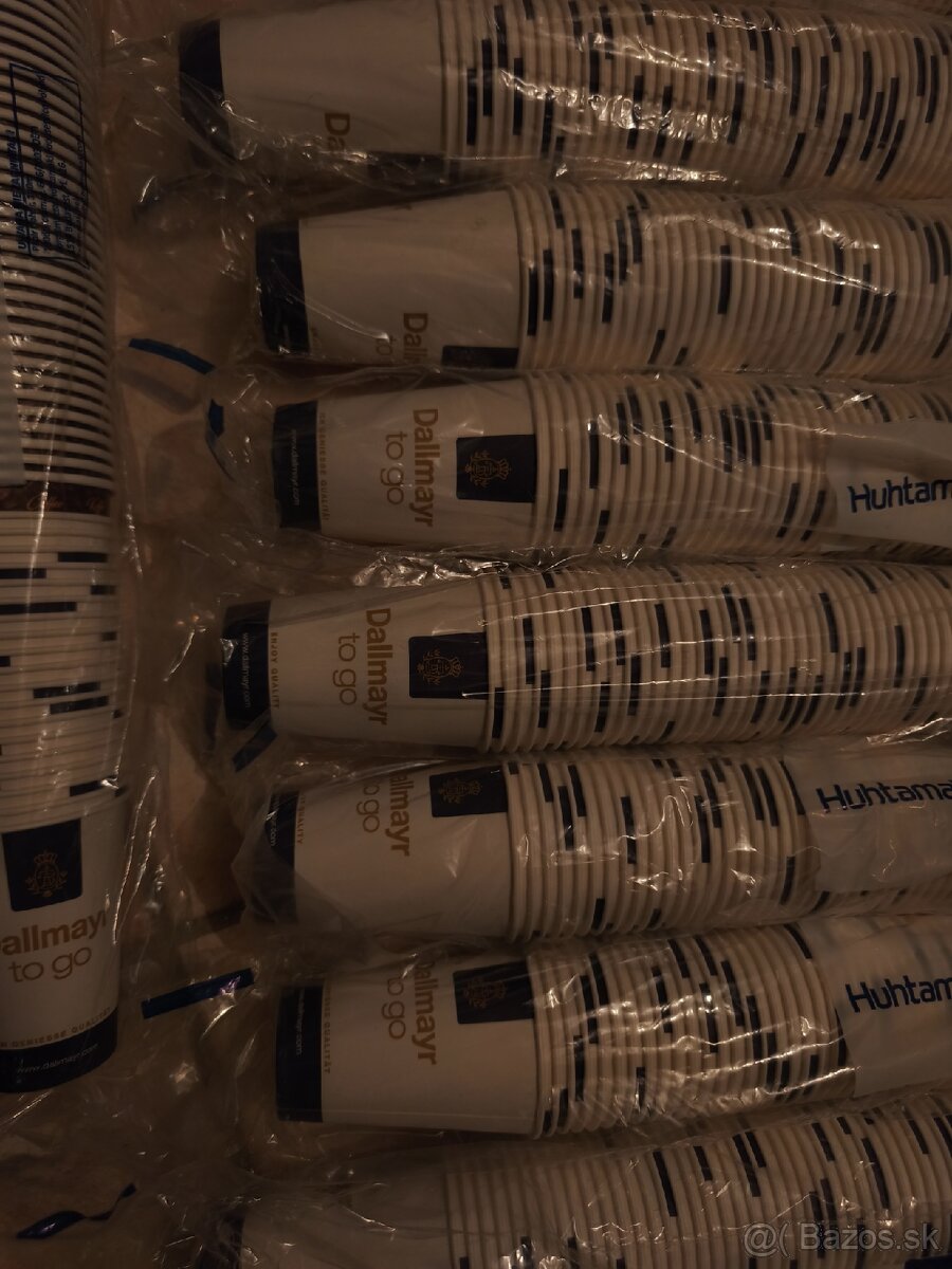 Papierové kelímky dallmayr 180ml (1150+pcs) - 3