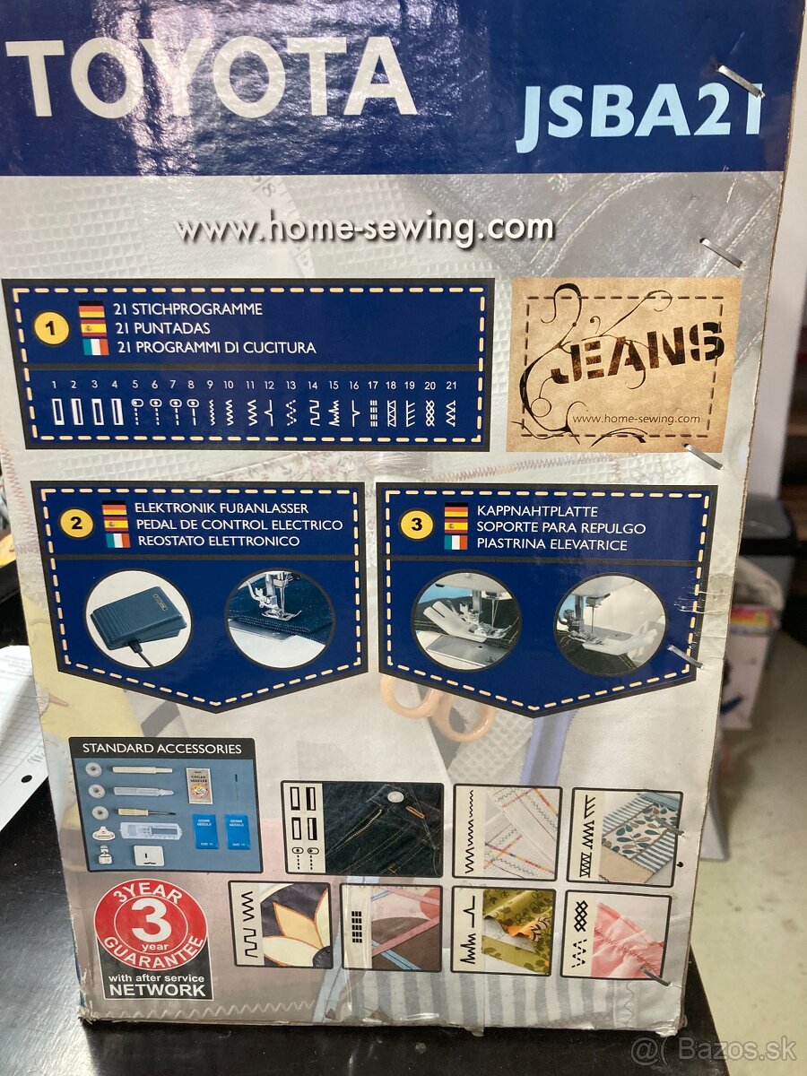 Šijací stroj Toyota JSBA21 - 3