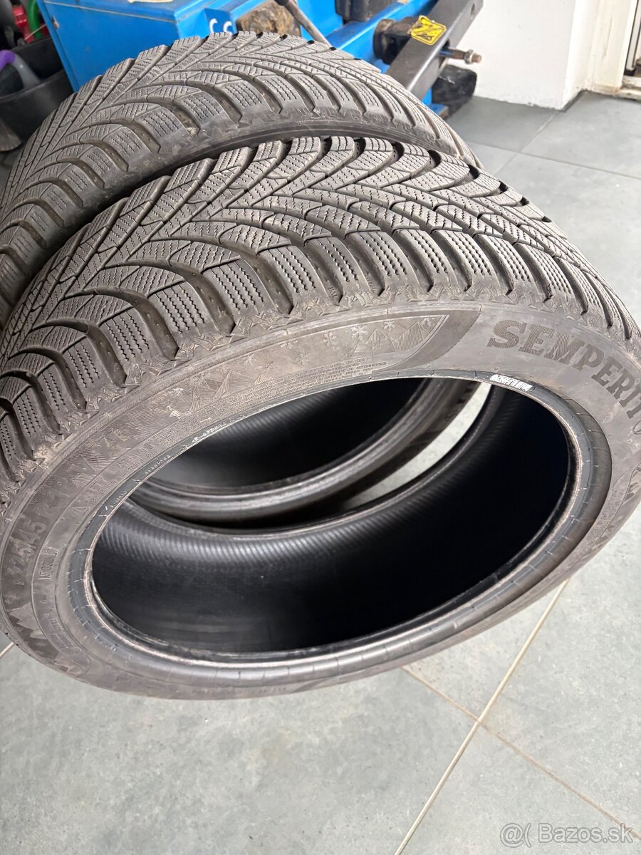 225/45r18 zimné pneu semperit dezén 6mm - 3